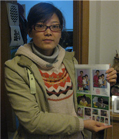 看看吧，其實照片書是A4尺寸，跟我一起明顯就看不出來了